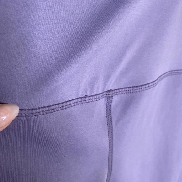 Zyia Active Light N Tight Purple Lasercut Perforated Athletic Leggings Small - Picture 6 of 11